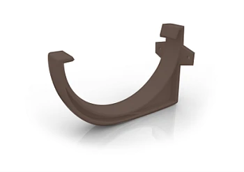 Кронштейн желоба усиленный пластиковый ПВХ, шоколадно-коричневый BRP-125P-3N  Ruplast  Кронштейн желоба усиленный пластиковый ПВХ, шоколадно-коричневый BRP-125P-3N  Ruplast